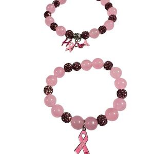 Pink Hope Bracelet Set